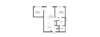 a floor plan of a small house