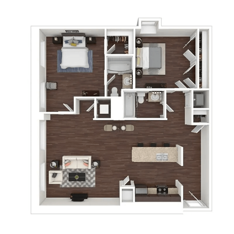 a1 floor plan  1 bedroom  1190 square feet  the