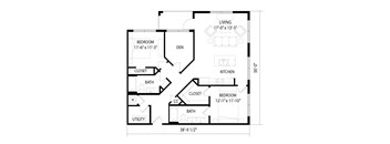 a floor plan of a house