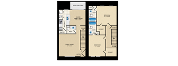 the millennia 2 bedroom floor plan