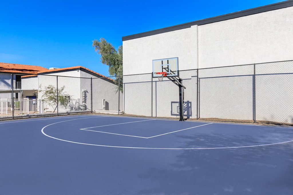 new basketball court at the enclave at woodbridge apartments in sugar land, tx