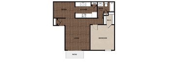 a floor plan of a two bedroom apartment