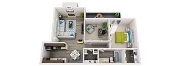 a 2 bedroom192 sqft floor plan  1199 square feet