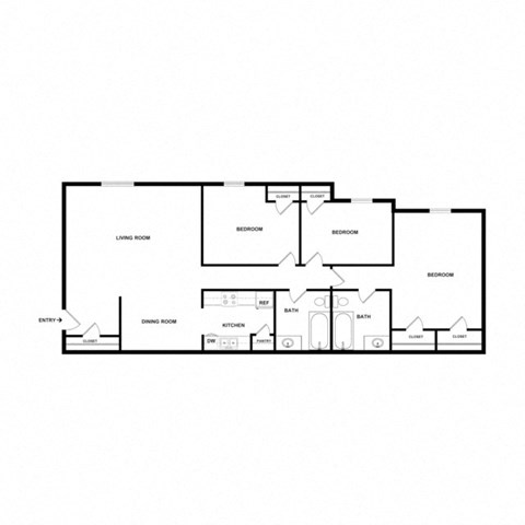 the floor plan of the residence
