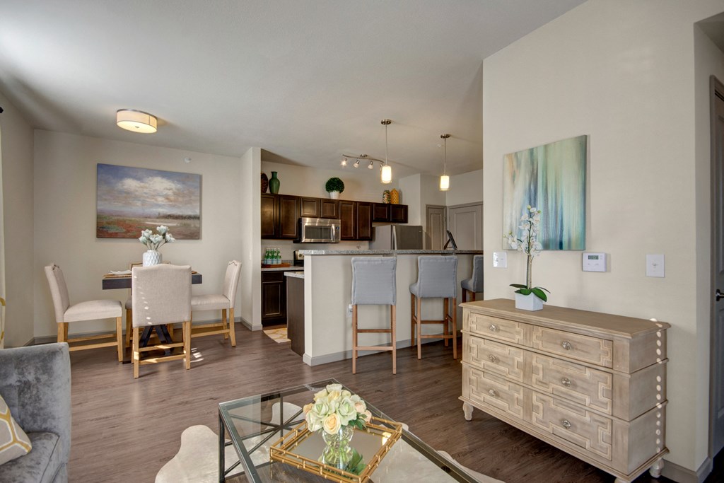 Model Kitchen and Dining Area