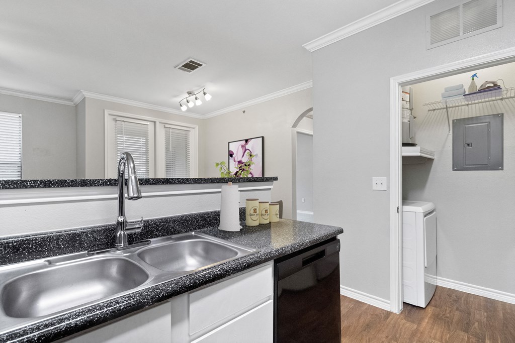 the preserve at ballantyne commons apartment kitchen and sink