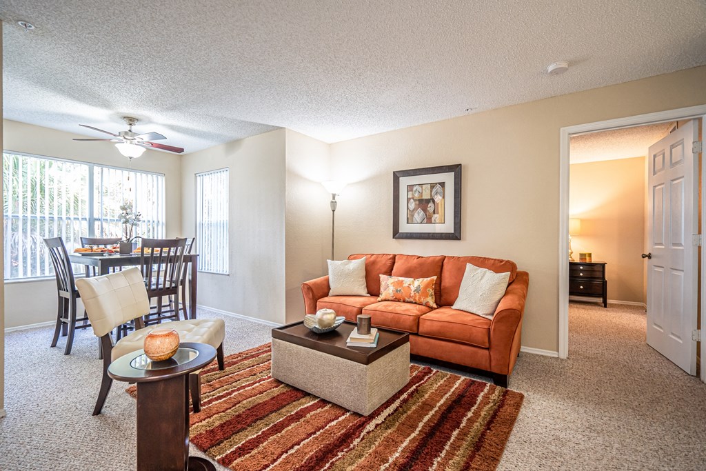 Model home living area