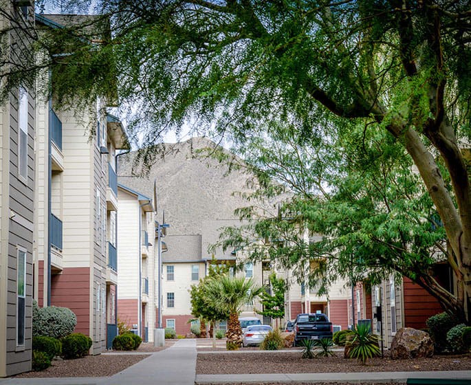 View outside unit