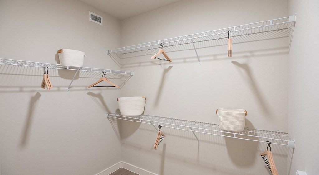 Spacious Walk-In Closets