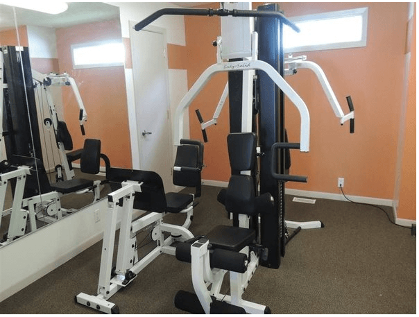 amazing fitness room with equipment