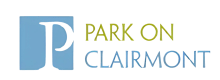 The image is a logo for "Park on Clairmont".