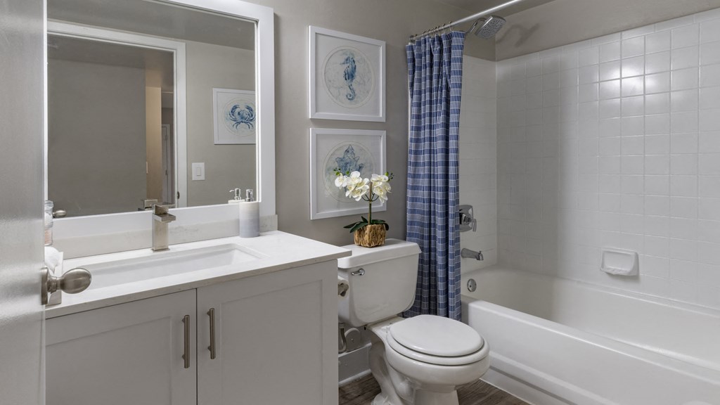 a white bathroom with a shower and a toilet and a sink