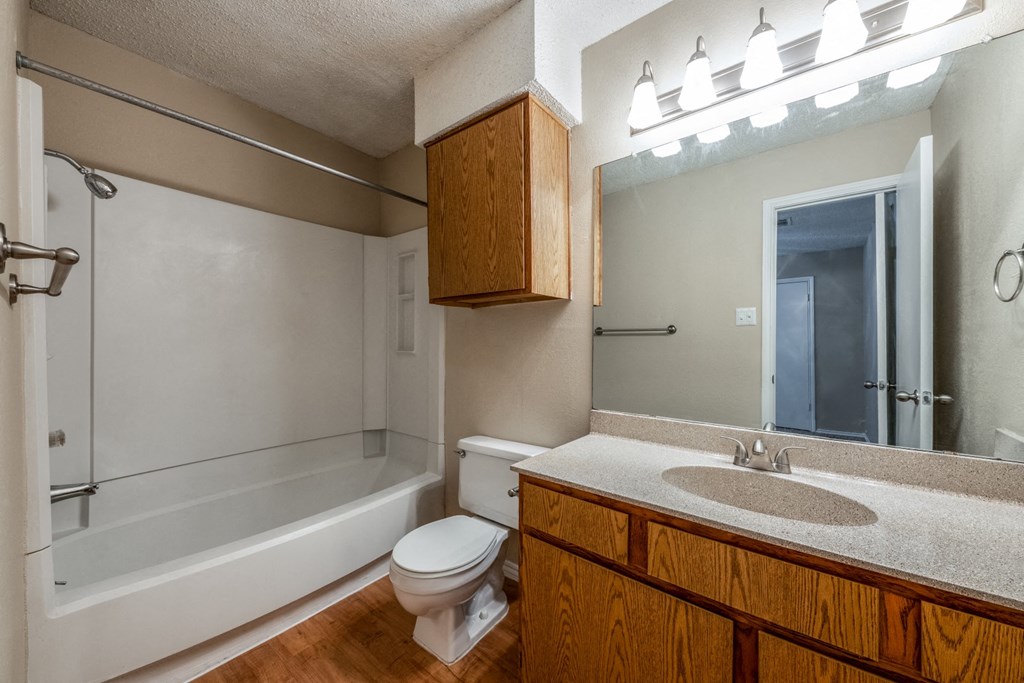 Bathroom With Bathtub at The Robinson on Melrose, Austin, TX