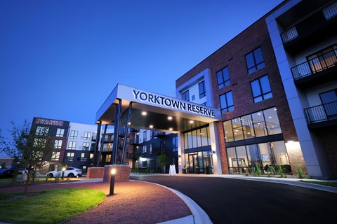 The Yorktown Residence is a modern apartment complex.
