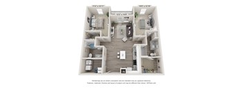 2 bedroom floorplan