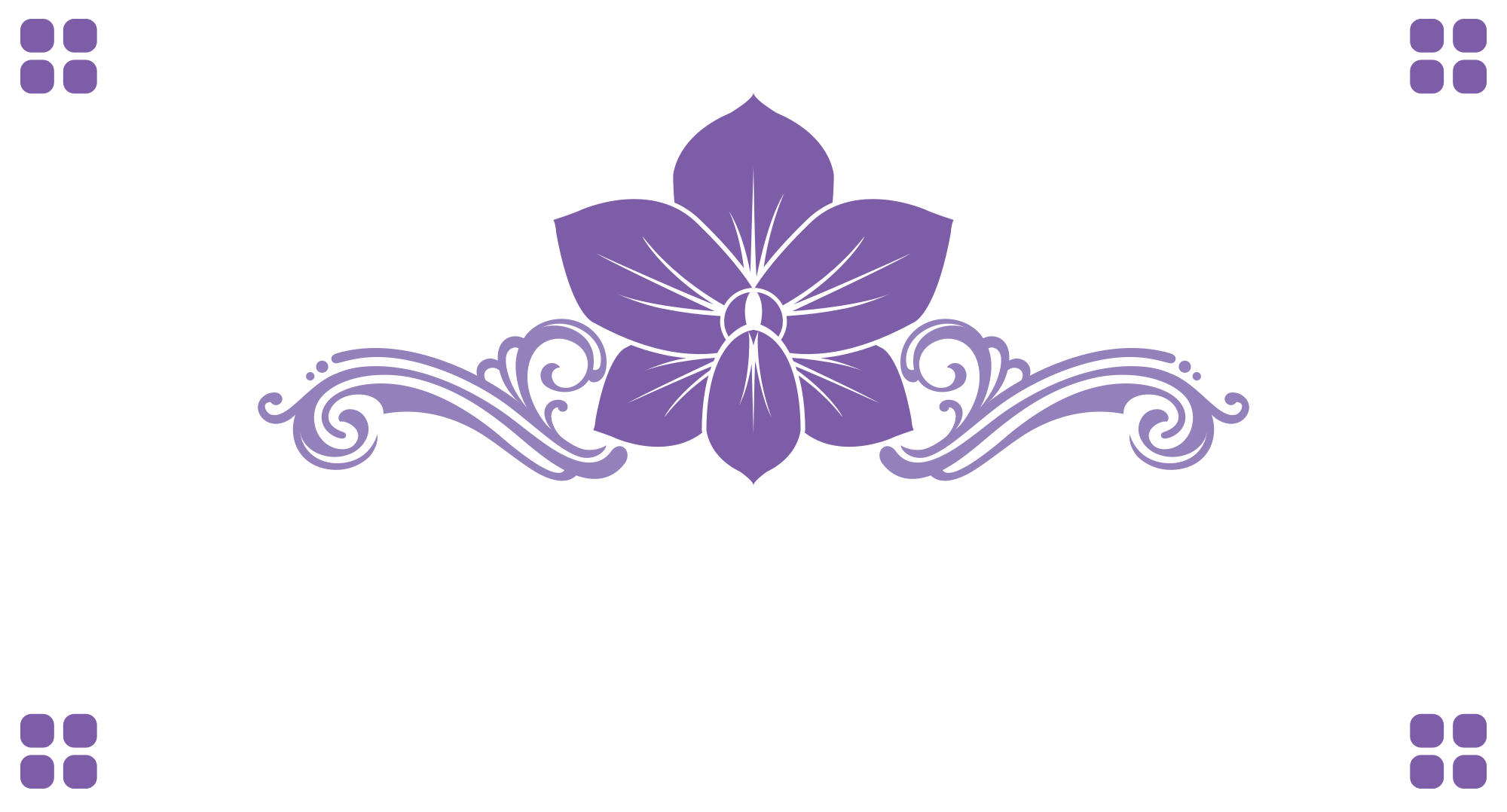 A logo with a purple flower and the words "Orchid Run" in the center.