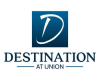 the logo for destination at union at union