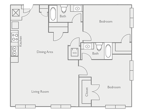 10156 Perkins Rowe Suite F125 Studio-3 Beds Apartment for Rent - Photo Gallery 26