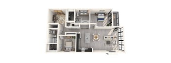 2x2 Townhome with Den