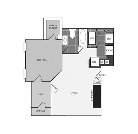 a black and white floor plan of a house