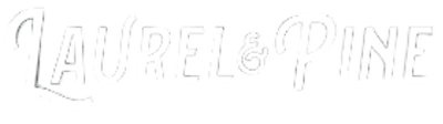 The image shows a logo with the text "Laurel & Pine".