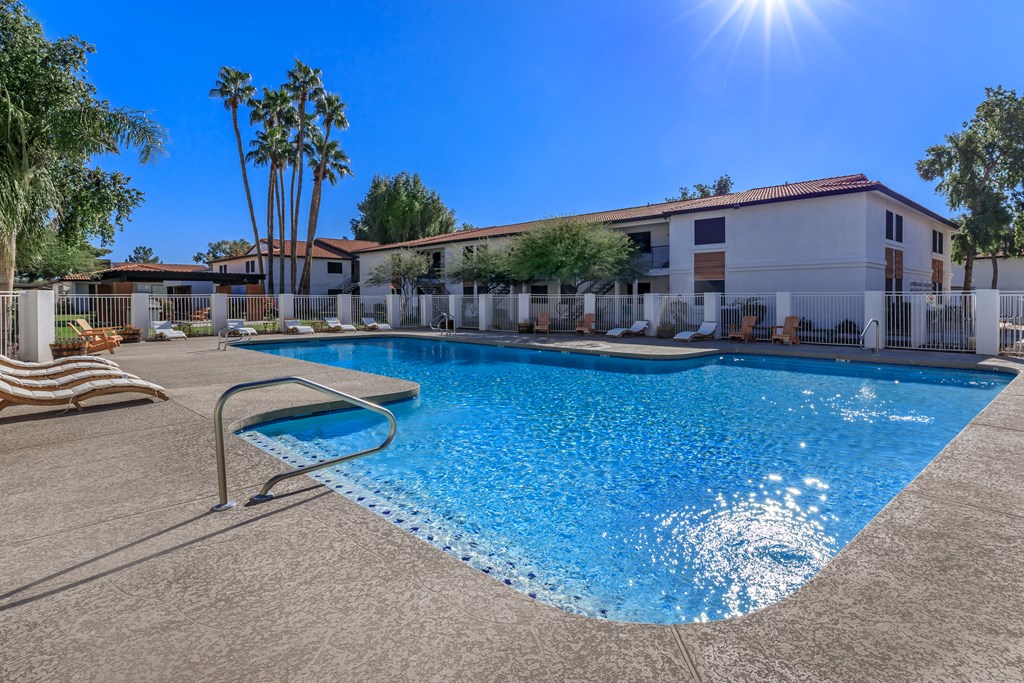 take a dip in our resort style pool