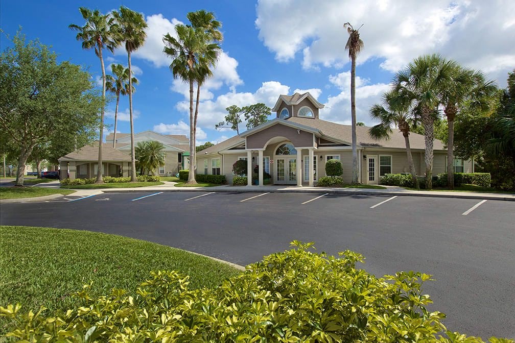 Front of leasing office