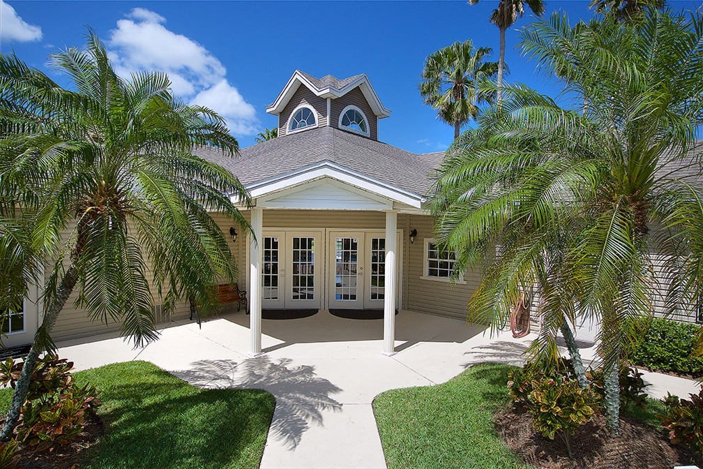 Front of leasing office