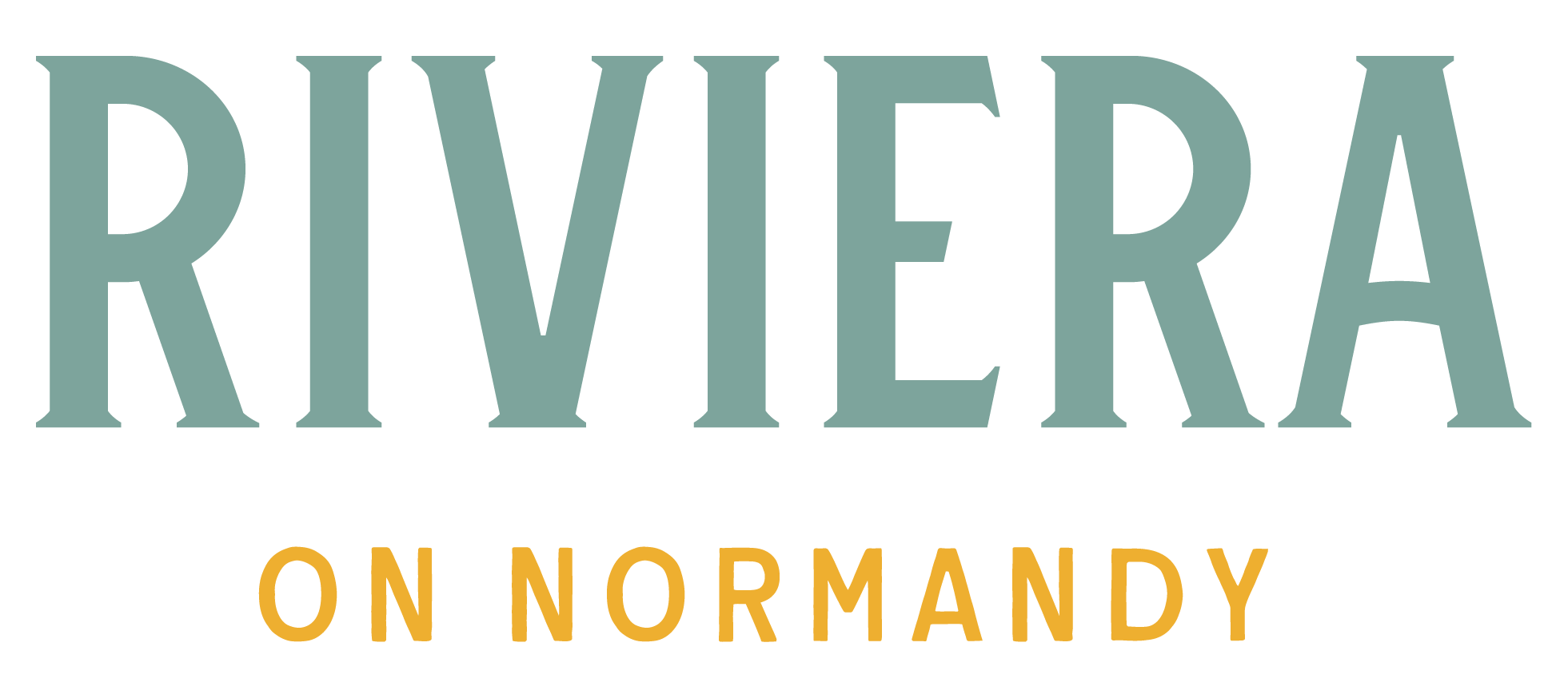 The image features the word "RIVIERA" in large letters with "ON NORMANDY" written below it.