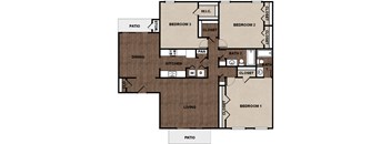 bedroom floor plan | the madison at ballston station
