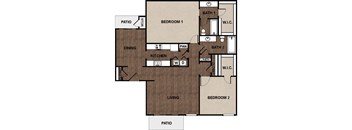 bedroom floor plan | the madison at ballston station