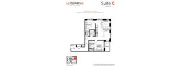 the floor plan of style C on level 3
