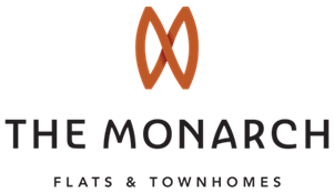 The Monarch logo consists of a stylized orange infinity symbol above the company name.