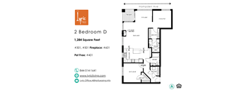 a floor plan of 2 bedroom apartment