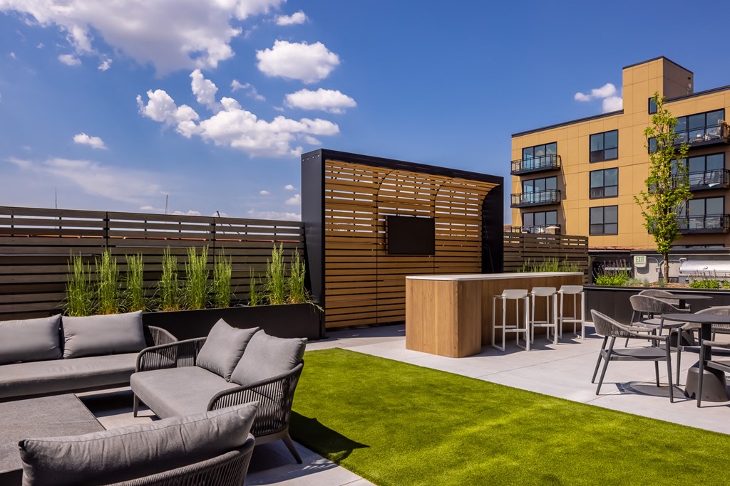 Amenity Deck at Platform Apartments
