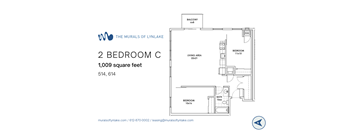 2 Bedroom C Floor Plan