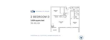 2 Bedroom D Floor Plan