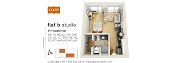 Flat B Floor Plan