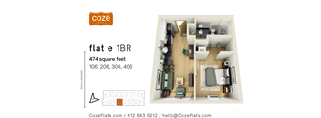 Flat E Floor Plan