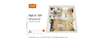 Flat H Floor Plan