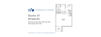 Studio S1 Floor Plan