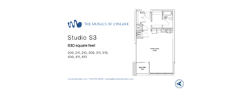 Studio S3 Floor Plan
