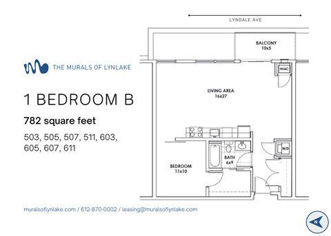1 Bedroom B