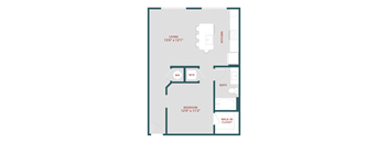 S2 One bedroom, One bathroom at 19 South Apartments, Kissimmee