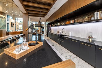 Gorgeous clubhouse kitchen at 19 South Apartments in Kissimmee, Florida - Photo Gallery 4