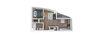 A4 Floor Plan at Panorama Riverpark, Oxnard California