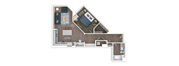 A6 Floor Plan at Panorama Riverpark, California