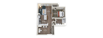 A7 Floor Plan at Panorama Riverpark, California, 93036