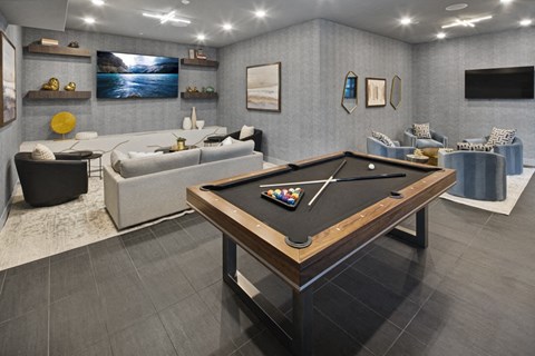 Billiards Table at Lura Vegas Apartments, Nevada