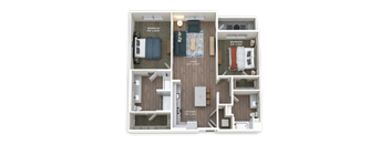 B2 Floor Plan at Panorama Riverpark, Oxnard California